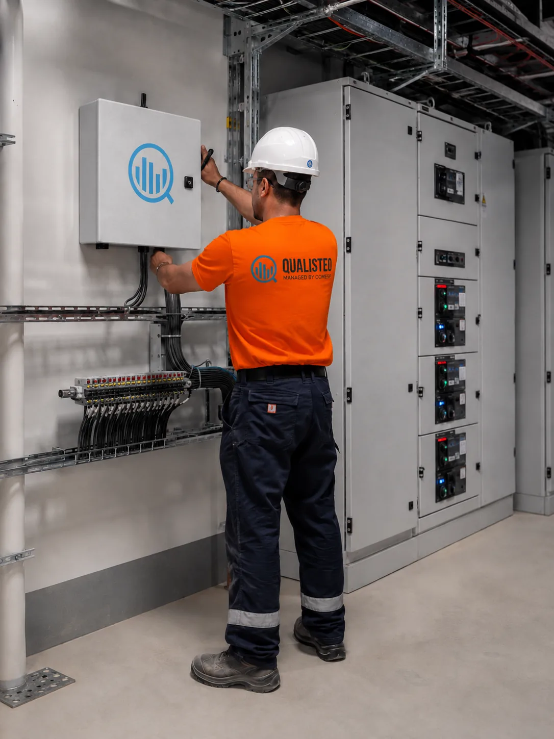Sous compteur électrique relié au TGBT