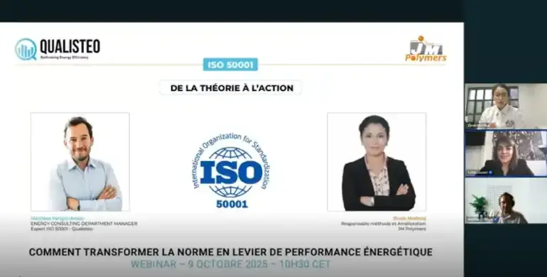 Aperçu du webinaire consacré à la norme ISO 50001